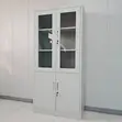 2-Door Display & Storage Cabinet Unit - 2