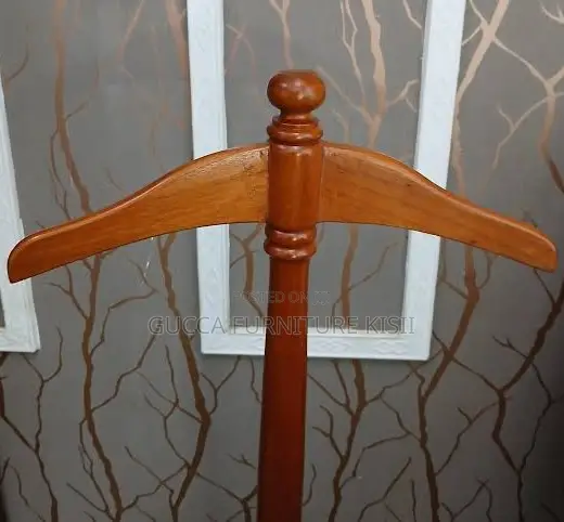 Executive Mahogany Multipurpose Coat Stand - 1