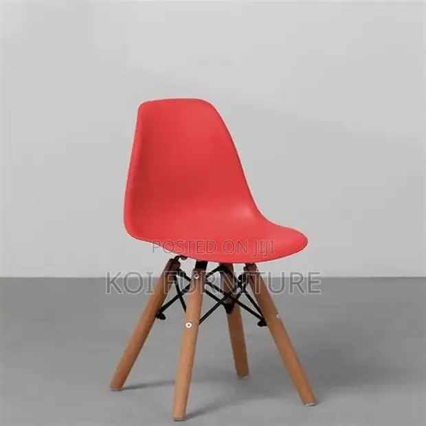 Armless Eames Style Dining Chairs (Set of 4) - 1