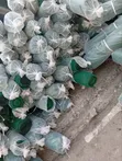 Dark Green Construction Safety Net - 1