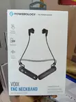 Powerology Voix ENC Bluetooth Neckband Headphones - Nyeusi - 4