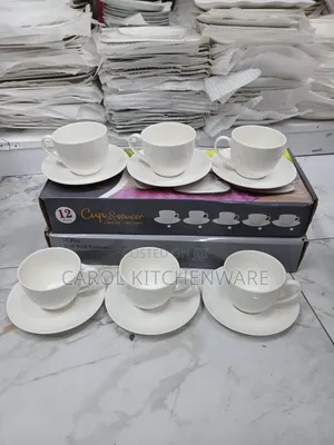 12 PC Cup and Saucer Set (250ml)