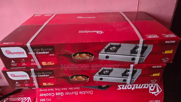 Ramtons RG/518 - 2 Burner Gas Cooker - Stainless Steel - 1
