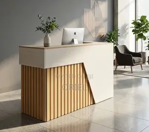 1.6m Modern Reception Work Desk - Professional Front Office Table