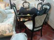 Luxury 6-Seater Royal Dining Set - Black & Gold - 2