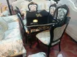 Luxury 6-Seater Royal Dining Set - Black & Gold - 3