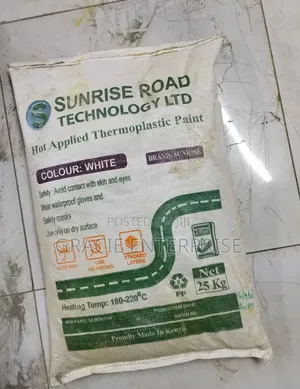 Rangi ya Thermoplastic ya Kuweka Alama Barabarani - Nyeupe