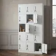 15-Drawer Stainless Steel Executive High Cabinet - 1