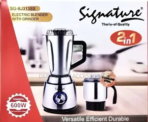 Signature Blender ya Umeme na Grinder - Mpya Kabisa