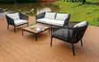 Garden Conversation Set - Nyeusi, Watu 4 - 1