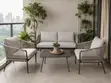 Garden Conversation Set - Nyeusi, Watu 4 - 4