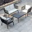 Garden Conversation Set - Nyeusi, Watu 4 - 5