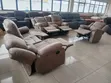 Brown Premium Six-Seater Recliner Sofa Set - 3