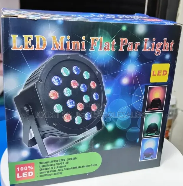 Mini LED Parcan - DJ Multi-Color Party Light - 1