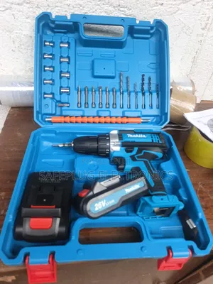 Makita 26V Cordless Drill Set with Battery & Accessories