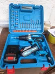 Makita 26V Cordless Drill Set with Battery & Accessories - 1