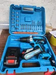 Makita 26V Cordless Drill Set with Battery & Accessories - 2