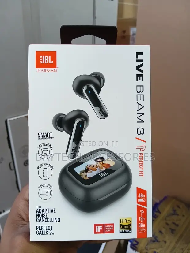 JBL Live Beam 3 Earbuds za Ndani - Nyeusi - 1
