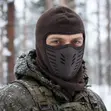 Balaclava Kahawia ya Uso Kamili na Kichujio cha Hewa kwa Waendesha Pikipiki - 2