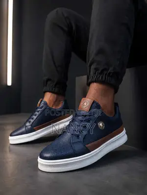 Viatu vya Azam vya Wanaume vya Ngozi Nyeusi - Size 40-45