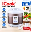 iCook 1.8L Automatic Rice Cooker – 700W - 2