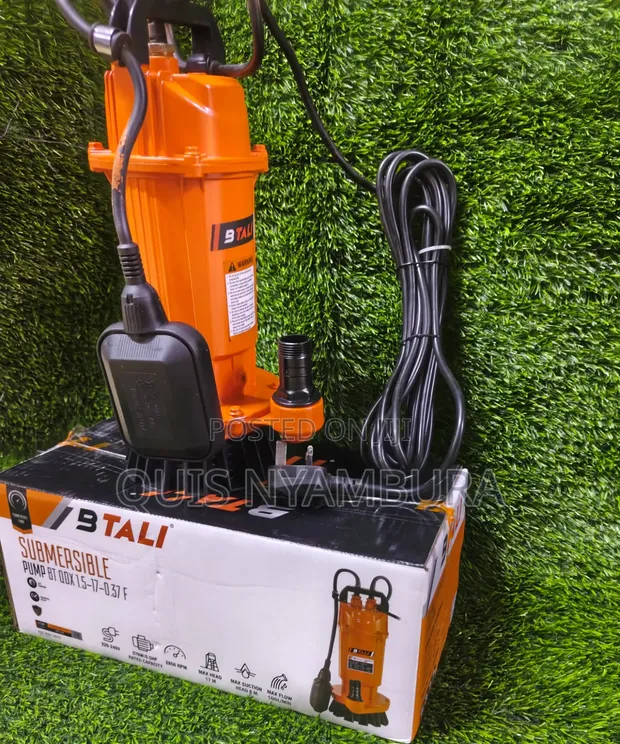 0.5hp Btali Submersible Electric Water Pump (17m Head) - 1