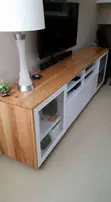Custom TV Stand with Smart Storage - 2
