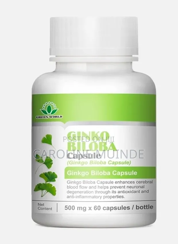 Green World Ginkgo Biloba Capsules - 1
