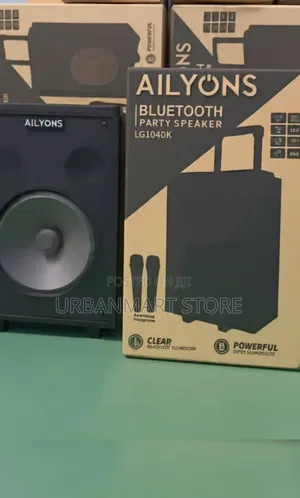 Brand New Ailyons 15-Inch Trolley Speaker with 2 Mics