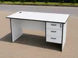 Boss Office Products Study Table - Nyeupe - 1