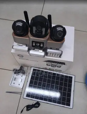 Kamera ya Usalama ya VTS 30 yenye Lensi 3 za Solar, WiFi & Mwanga wa LED