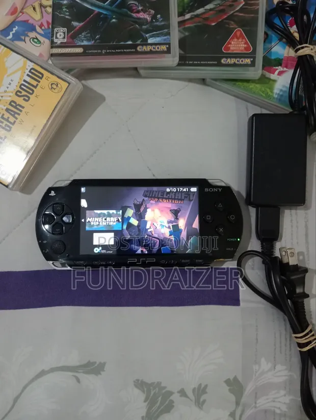 Black Sony PSP 1000 Chipped with 25+ Games - 1