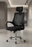 High Recliner Fabricated Home Office Headrest Chair - 2