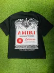 AMIRI Chateau Stamp Oversized Tee - Black - 2