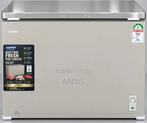 Ecomax 330L Chest Freezer Mpya na Fridge Guard - 1
