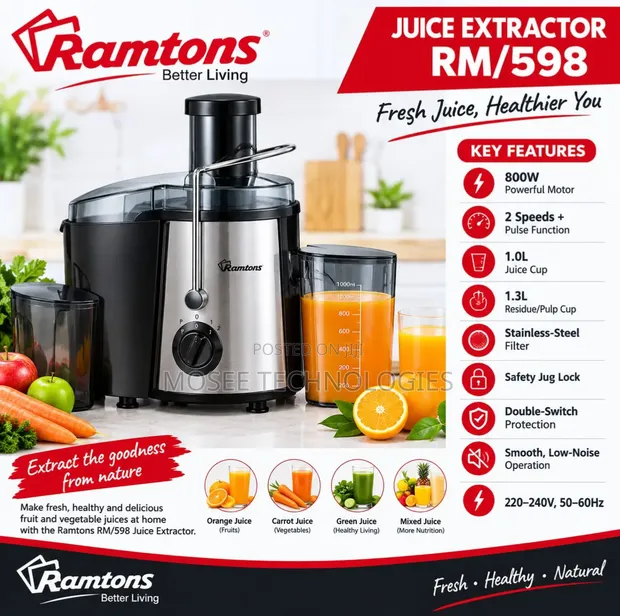 Ramtons Commercial Juicer - Brand New - 1