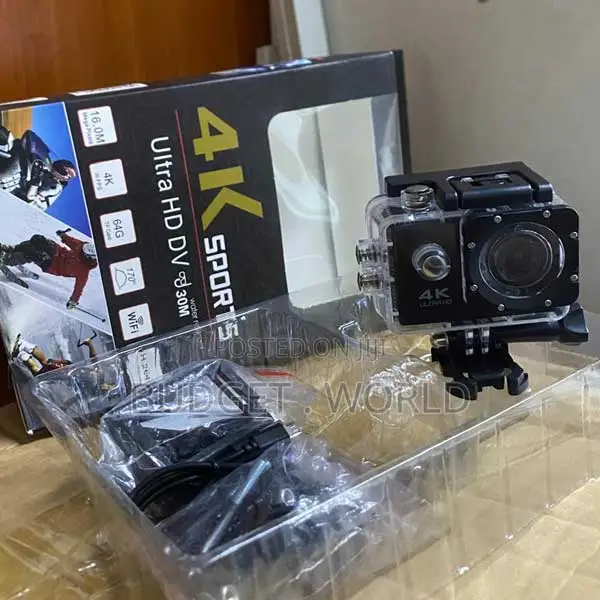 4K Ultra HD Action Camera 170° Wide-Angle Lens - 1