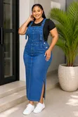 Long Dungaree yenye Side Cuts - 2