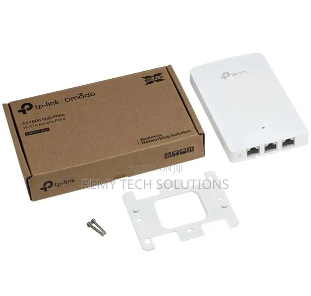 TP-Link AX1800 Wall Plate Wi-Fi 6 Access Point - TL-EAP615-WALL - 1