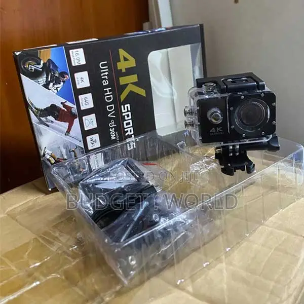 4K Action Camera with 170° Wide Angle Lens - 1