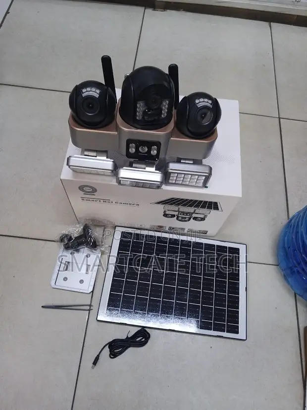 VTS 30 Smart WiFi Solar PTZ Camera - 6MP Triple Lens - 1