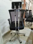 Kiti cha Ofisi cha Ergonomic cha Mesh chenye Mgongo Mrefu - 5