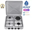 Nunix Table Top Cooker - 3 Gas + 1 Electric Burner - 1
