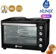 Nunix 40L Oven ya Rotisserie ya Umeme na Hot Plate Mbili - 2