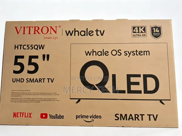 Vitron 55" Smart QLED UHD 4K TV - 1