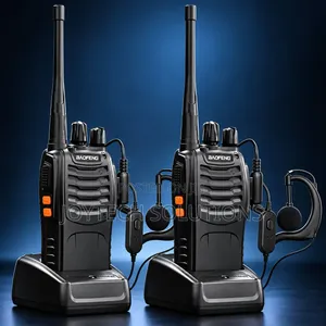 Baofeng Professional Walkie Talkie Set ya Redio 2-Way na Earpiece