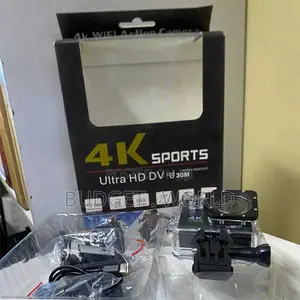 4K Ultra HD Action Camera with 170° Wide-Angle Lens