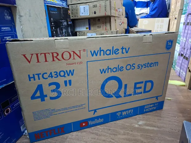 Vitron 43 Inch QLED Whale 2K Smart TV HTC43W - 1