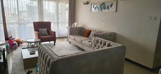 5 Seater Chester Sofa - Beige - 1