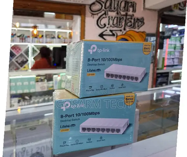 Brand New TP-Link 8-Port 100Mbps Network Switch TL-LS1008 - 1